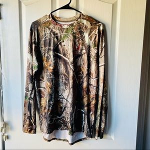 NWOT Badlands “Element” Light Weight Real Tree Biothermic shirt Mens Large